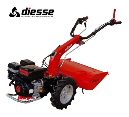 Deze Minitriss EN EHR 210 achterlooptractor met freesmachine 50cm