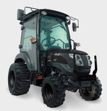 Solis 26 9+9 Panther Zwarte Compacttractor met Comfortabele Kabine
